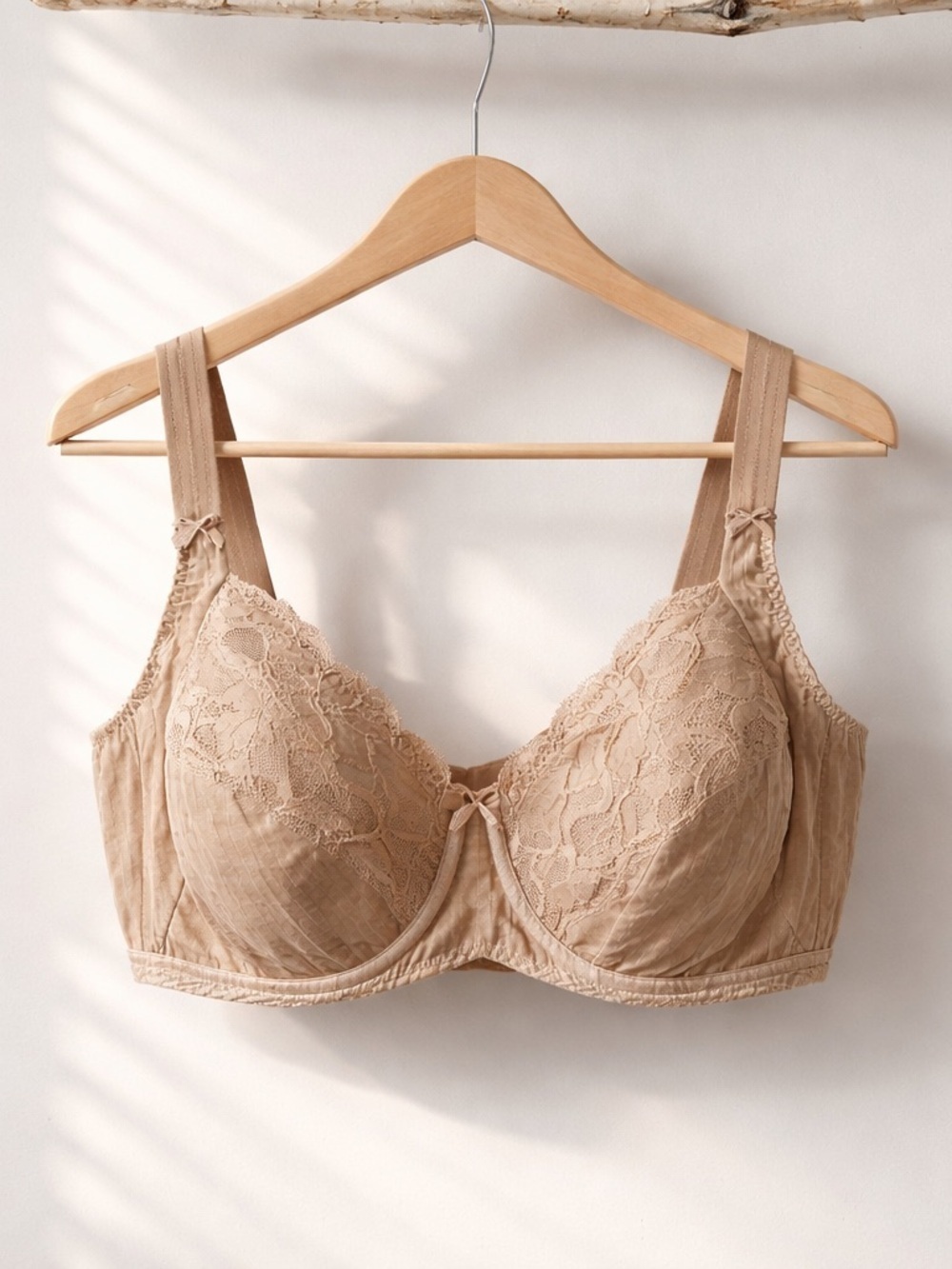 Prima Donna Lace Detail Bralettte in Nude | 38C